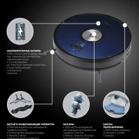 Робот-пылесос PVCR 3200 IQ Home Aqua с влажной уборкой