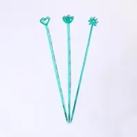 Опора для орхидей, h=44 см, пластик, бирюзовая, МИКС