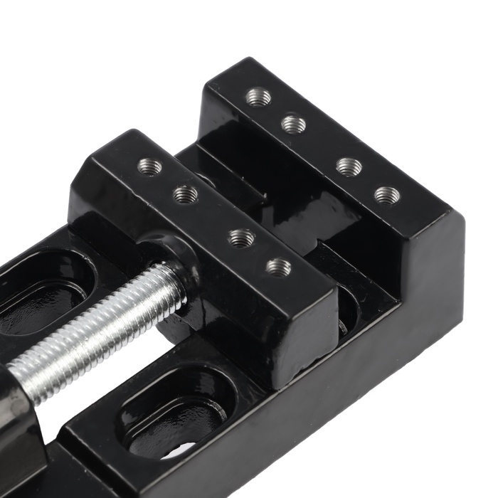 Мини-тиски алюминиевые ТУНДРА, станочные, зажим 55 мм