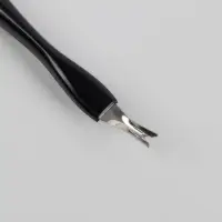 Триммер - пушер для кутикулы, 10.5 см, чёрный