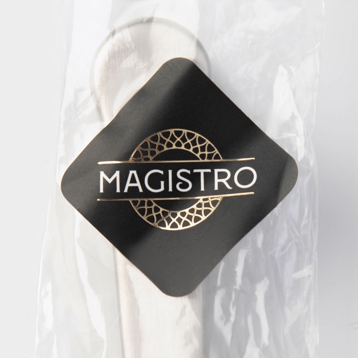 Зажим для пакета Magistro &laquo;Крокодил&raquo;, 11,5 см, нержавеющая сталь, серебристый