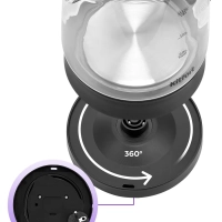 Чайник электрический стеклянный КТ-6708 - 1,8 л