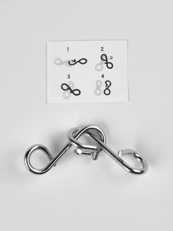 Puzzle Головоломка металлическая, лошадки стикеры,  МИКС