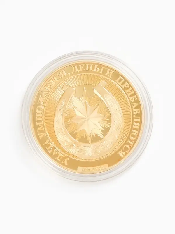 Монета новогодняя сувенирная &laquo;Сказочного года&raquo;, диам. 4 см