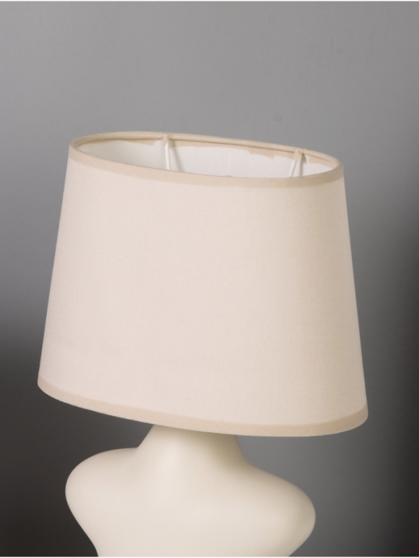 Лампа настольная "Звезда" 40Вт Е14 бежевый 12х19х29см