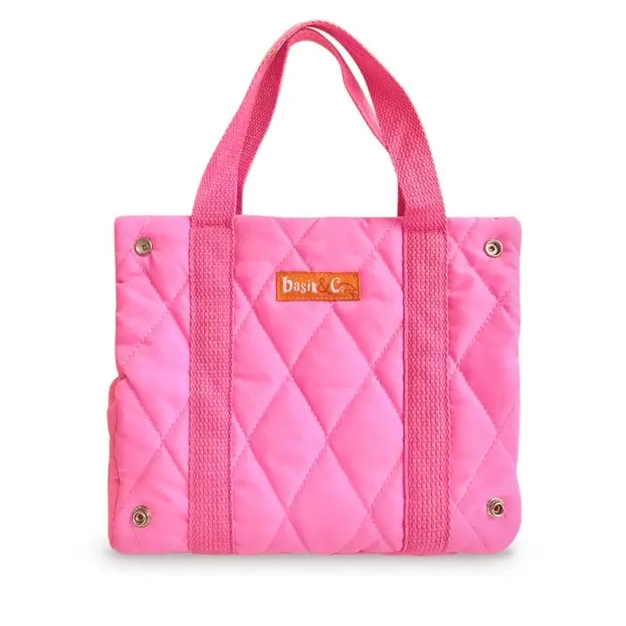 Мягкая игрушка "Кошечка Ли-Ли в сумке-переноске", лежачая, 24 см LKl24-001