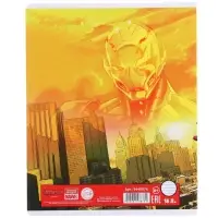 Тетрадь в линейку 18 листов, 5 видов МИКС, обложка мелованный картон, &laquo;Мстители&raquo;