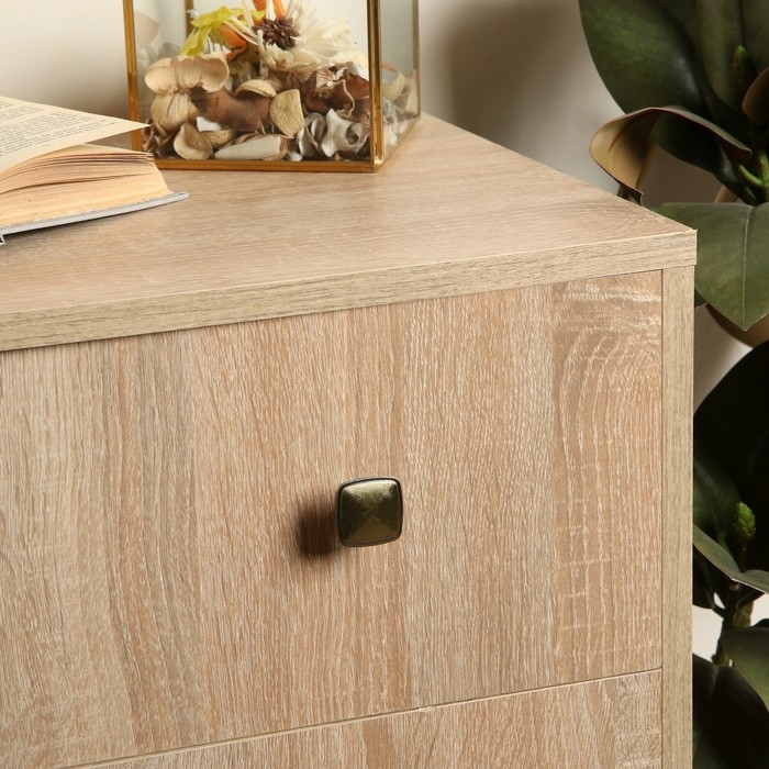 Ручка кнопка РК112AB (MK112AB), бронза, 8 шт TMP