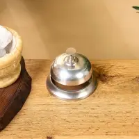 Звонок настольный, латунь 9,5х9,5х7,5 см