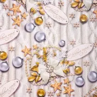 Бумага упаковочная глянцевая &laquo;Новогодние шары&raquo;, 70&times;100 см