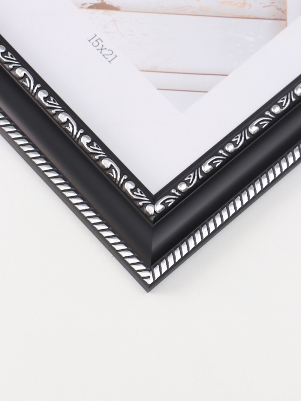 Фоторамка пластик "МИРАМ" 15х21 см, чёрный