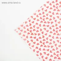 Бумага упаковочная тишью &laquo;Little hearts&raquo;, 50 х 70 см