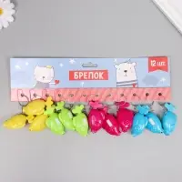 Фонарик свет на кольце "Рыбка"светит  МИКС 5х1,7х3 см