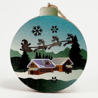 Декор с подсветкой &laquo;В ожидании чуда&raquo;, 12 &times; 11 &times; 2,5 см