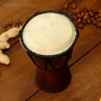 Сувенирный музыкальный инструмент барабан джембе "Классика" 12х9х9 см