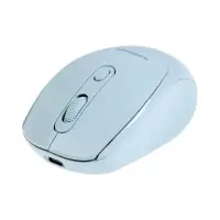 Мышь WELLMADE M03, беспроводная, оптическая, 1200 dpi, голубая