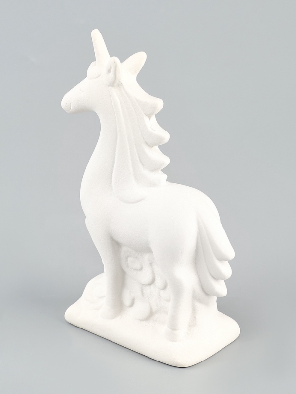 Копилка под роспись "Единорог" с кистью