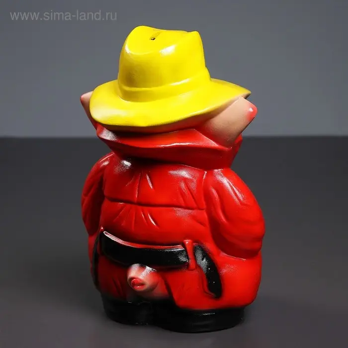 Копилка для денег &laquo;Поросенок детектив&raquo;, 27&times;18&times;16 см, гипс