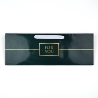 Пакет под бутылку горизонтальный &laquo;Тебе&raquo;, 36 &times; 10 &times; 13 см