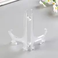 Подставка для тарелок 15 см, прозрачная, для тарелок d=16-18 см