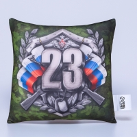 Подушка-антистресс декоративная &laquo;23&raquo;, хаки