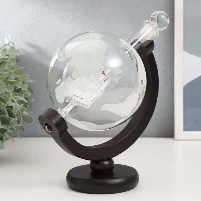 Сувенирный графин "Корабль в шаре" 800 мл 27х16,5х36 см