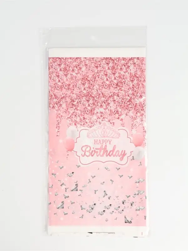 Скатерть &laquo;Розовые блестки&raquo; 137&times;183 см, розовая