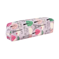 Пенал школьный "Париж", на молнии, МИКС