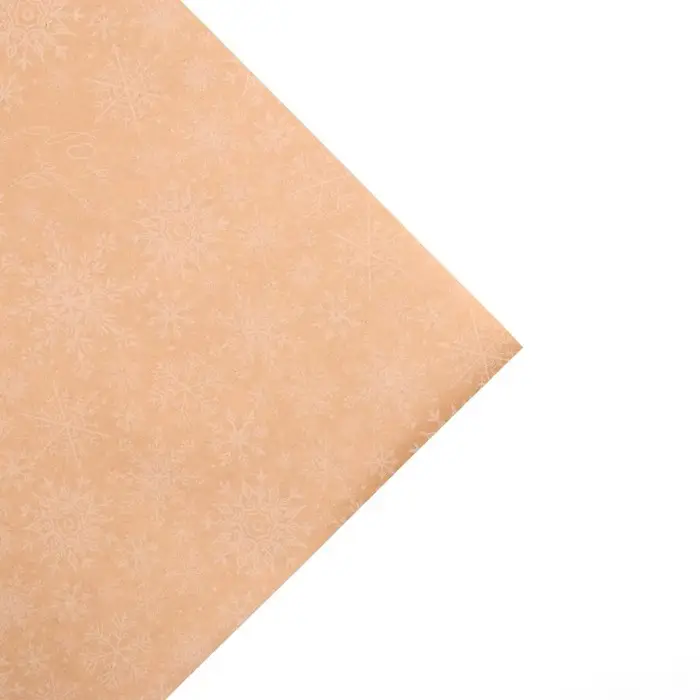 Бумага упаковочная крафтовая &laquo;Снегопад&raquo;, 50 х 70 см