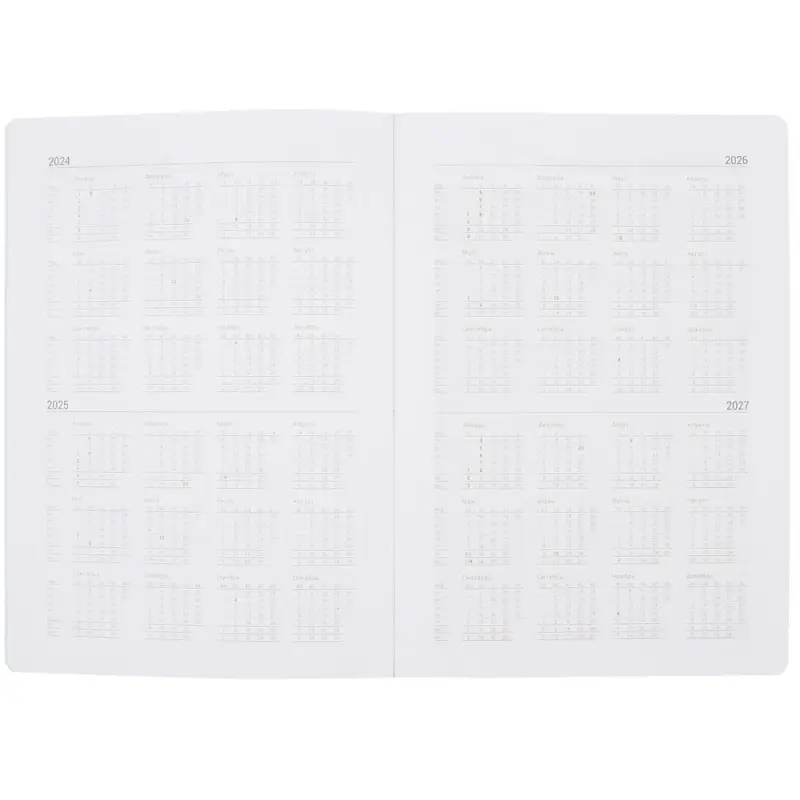 Ежедневник New Factor, недатированный, желтый