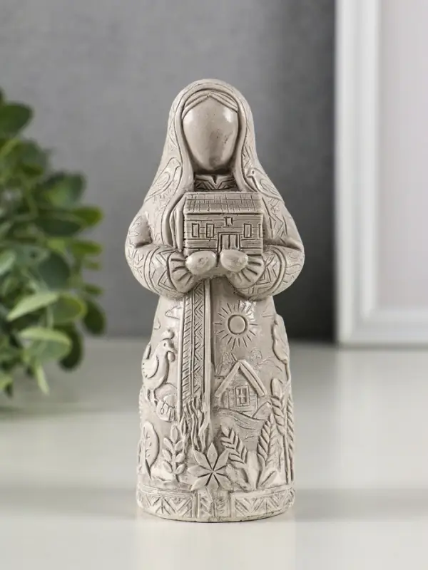 Фигура гипс "Берегиня Материнской Земли" 13х6 см, под камень