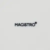 Блюдце фарфоровое Magistro &laquo;Сюита&raquo;, d=15.6 см, цвет белый