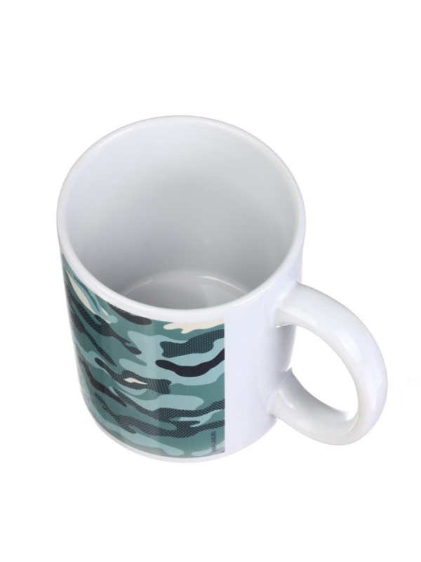 Кружка керамическая с сублимацией Дорого внимание &laquo;Камуфляж. 23 февраля&raquo;, 320 мл