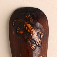 Маска дерево "Геккон" 20х9х3,5 см