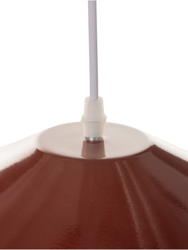 Светильник Lisa 1х40Вт Е27 бордовый  26х26х32см