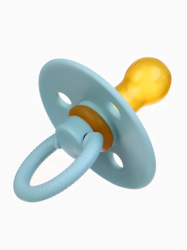 Набор классических пустышек, 2 шт., латекс, серо-синий/серый, в контейнере, от 0 мес., M&B   1088492