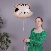 Воздушный шар фольгированный 21" &laquo;Тигр&raquo;, акварель