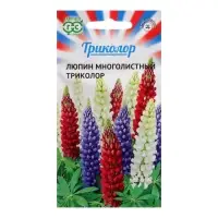 Семена цветов Люпин "Триколор", ц/п,  0,6 г