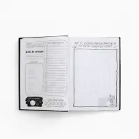 Ежедневник творческого человека с заданиями А5, 120 л. В твердой обложке "Тревожная масса"