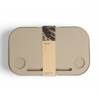 Корзина - столик Maclay 2 в 1, складная, 47 х 28,5 х 23,5 см, стол 45 х 28 х 16 см, бежевая