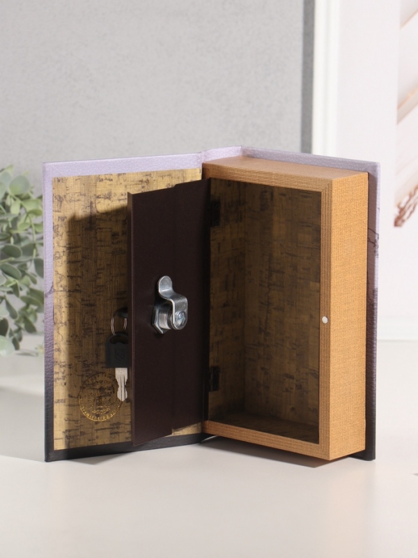 Сейф-книга дерево кожзам "Николай Гоголь. Мёртвые души" 21х13х5 см