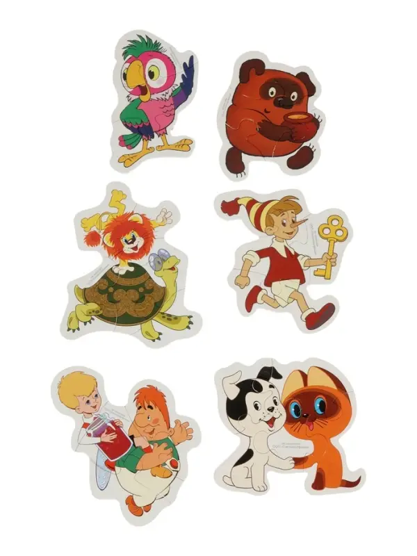 Макси-пазлы 6 эл. &laquo;Любимые герои. Союзмультфильм&raquo;