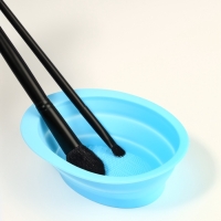 Ванночка - коврик для очистки кистей, 15 &times; 11 см, цвет МИКС