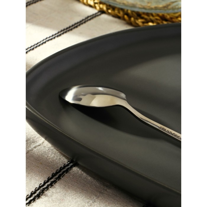 Ложка чайная из нержавеющей стали Magistro &laquo;Блинк&raquo;, длина 14,5 см, цвет серебряный