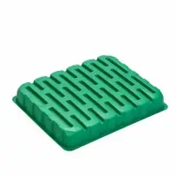 Набор для рассады: торфяная кассета, 12 ячеек по 50 мл, поддон _ &times; _ см, зелёный