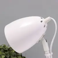 Настольная лампа "Санди" Е27 40Вт бело-черный 18х18х40 см