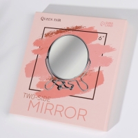 Зеркало настольное - подвесное &laquo;Круг&raquo;, двустороннее, с увеличением, d зеркальной поверхности 14 см, цвет МИКС