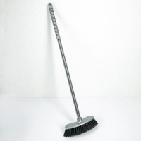 Щётка для пола &laquo;Комфорт&raquo; с черенком, жёсткая, цвет МИКС