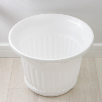 Горшок с поддоном &laquo;Лозанна&raquo;, 40 л, цвет белый