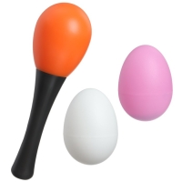 Набор погремушек &laquo;Перкуссионный маракас, 2 яичка&raquo;, шейкеры, цвет МИКС, Крошка Я